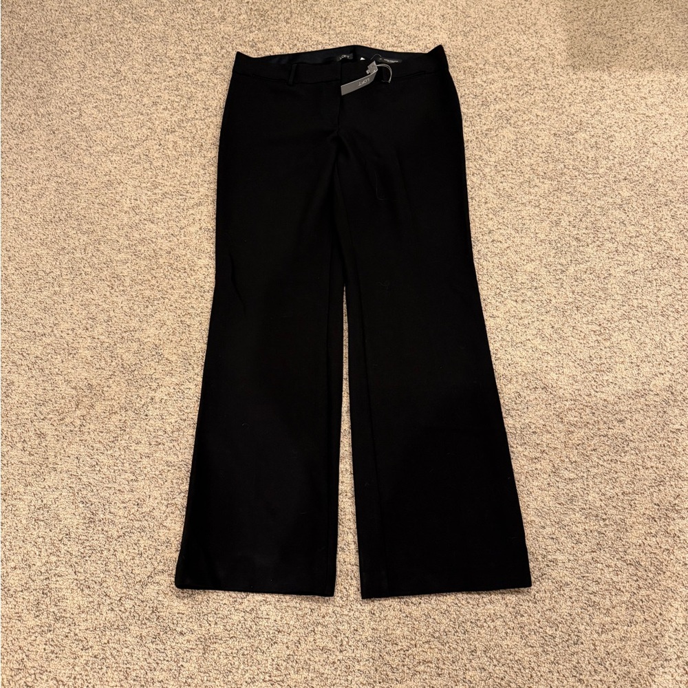 LOFT Black Marisa Trousers Size 14 TALL NWT